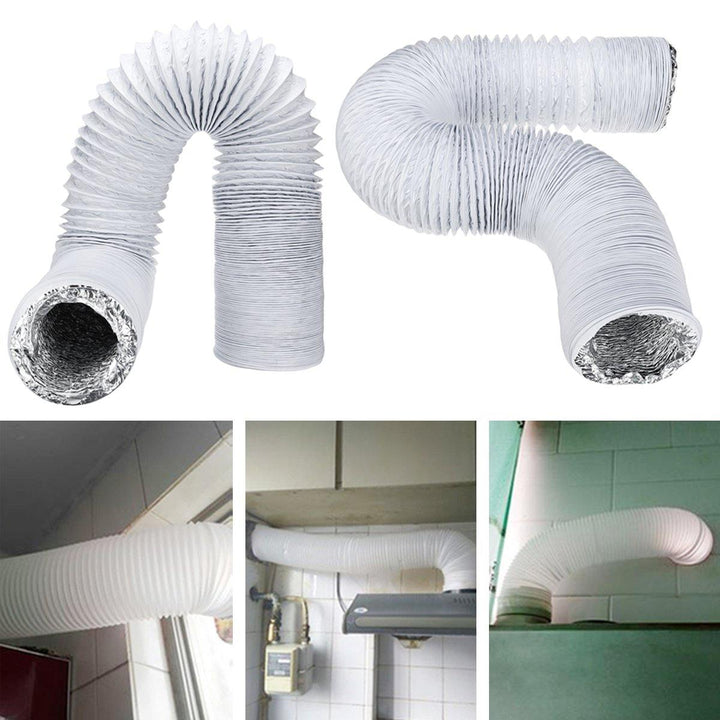 3M 5Inch Exhaust Hose PVC Flexible Ducting Air Conditioner Exhaust Hose Replacement Hose Extend Vent - MRSLM