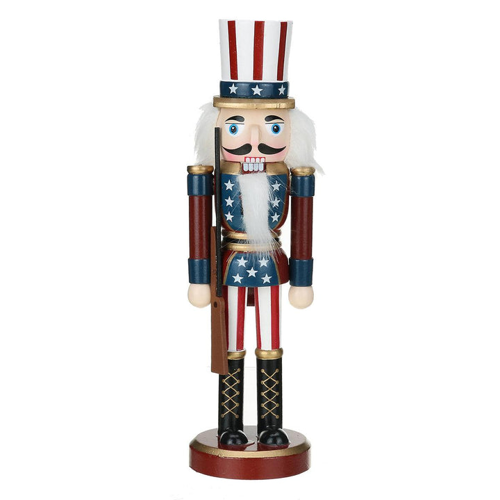 2020 Christmas Decorations Nutcracker Puppet Creative Wooden Handicraft Ornaments Cartoon Children Christmas Gift - MRSLM