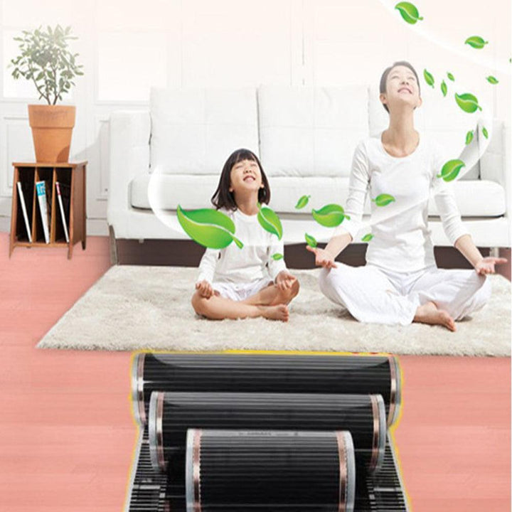 220V 50cm Width Healthy Floor Heating Infrared Underfloor Heating Carbon Film Heater Electric Floor Warming Mat