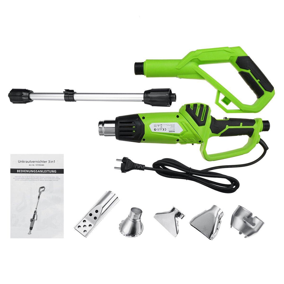 2000W 500L/Min 3 in 1 Electric Thermal Weeder Weed Burner 600‚ÑÉ Garden Gear Weed Burner w/5 Nozzles - MRSLM