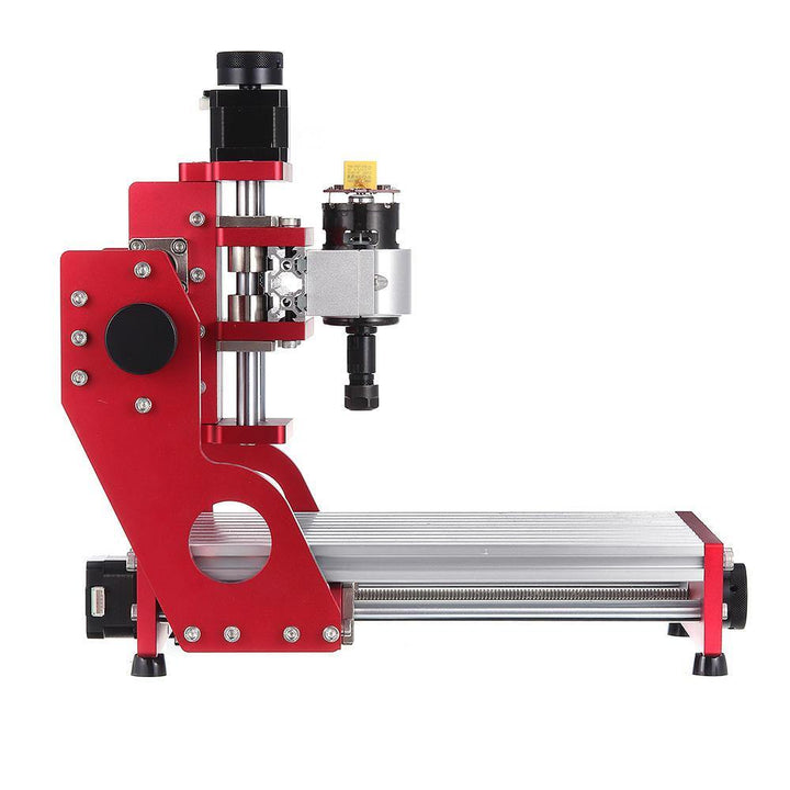 Red 1419 3 Axis Mini DIY CNC Router Standard Spindle Motor Wood Carving Engraving Machine Milling Engraver Woodworking