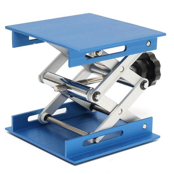 4inch Aluminum Lifting Platforms Stand Rack Scissor Lab-Lifting Oxide Lab Jack Stand Scissor Utility Tools 30KG Max Load