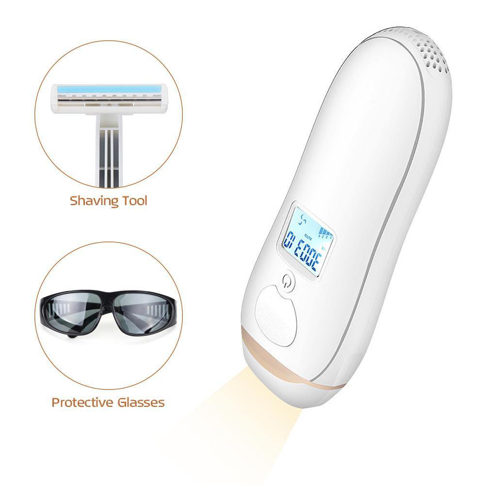 350000 Pulses IPL Laser Epilator Full Body Permanent Hair Removal Women Men Depilatory Kit