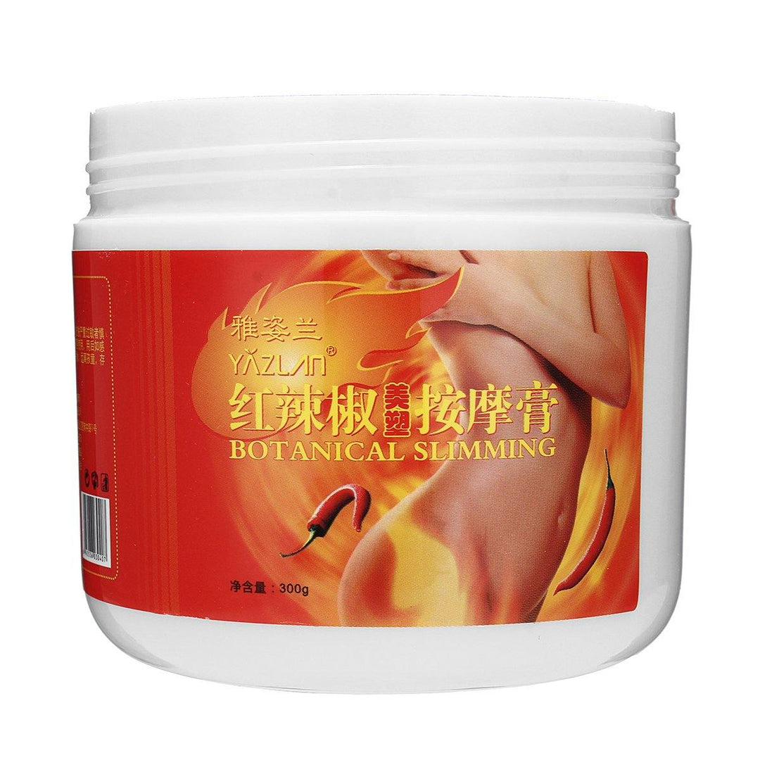 300g Red Chili Slimming Cream Portable Body Waist Slimming Fat Burner Anti-Cellulite Cream