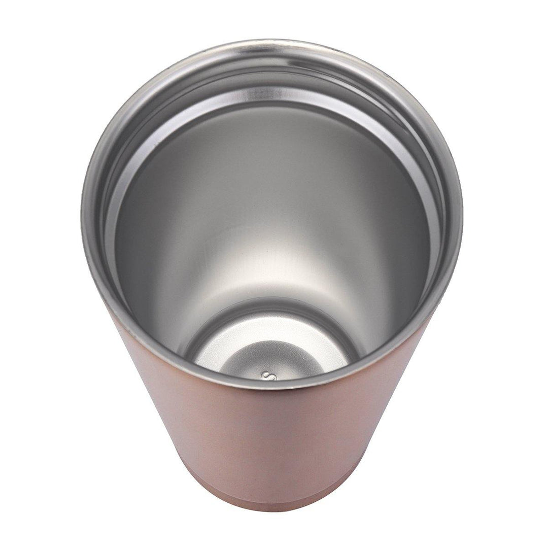 500ml Stainless Steel Mug Portable Home And Office Tumbler Coffee Ice Cup With Drinking Straw