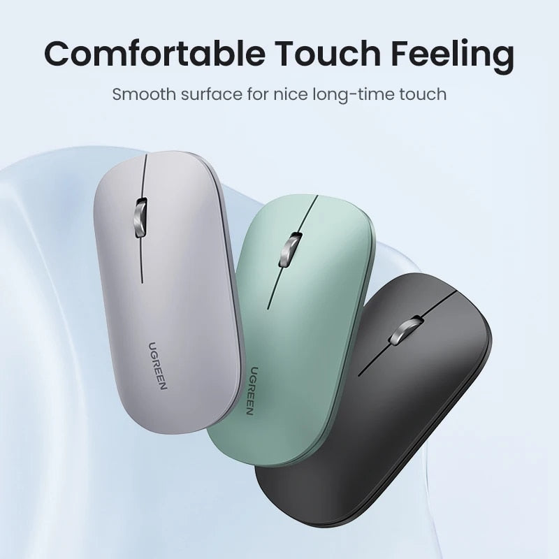 Silent Bluetooth & 2.4GHz Wireless Mouse