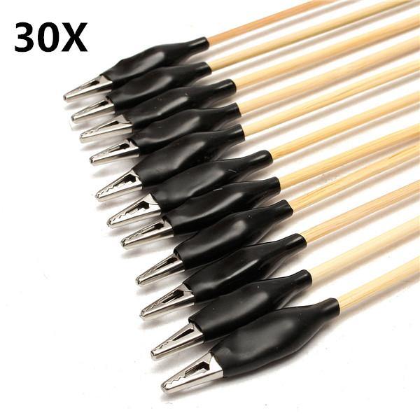 30Pcs Bluecell Alligator Clip Stick Airbrush Hobby Model Parts Suit Kit Tools - MRSLM