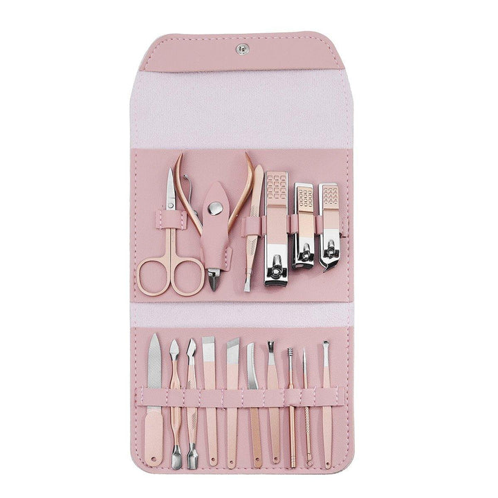 4pcs/12pcs/16pcs Set Nail Clippers Manicure Pedicure Set Nail Trimmer Ear Pick