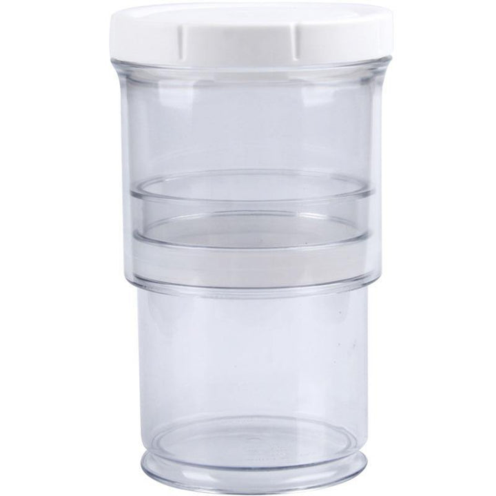 Vacuum Food Storage Compression Container Home Kitchen Adjustable Storage Jars Fridge Storage Bottle With Lids Airtight Plastic (Transparent)