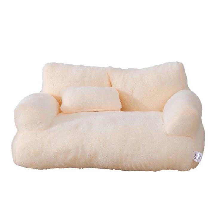 Luxury Pet Sofa Bed - Super Soft Warm Sleeper for Cats & Small Dogs, Washable with Non-Slip Base