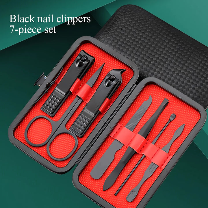 Portable Stainless Steel Nail Clipper Set