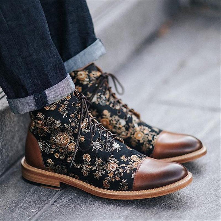 Spring New Low-Heel Lace-Up Low-Top Martin Boots