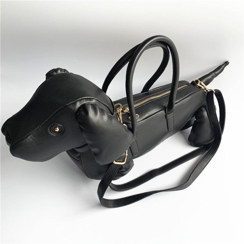 Puppy shape bag shoulder messenger bag