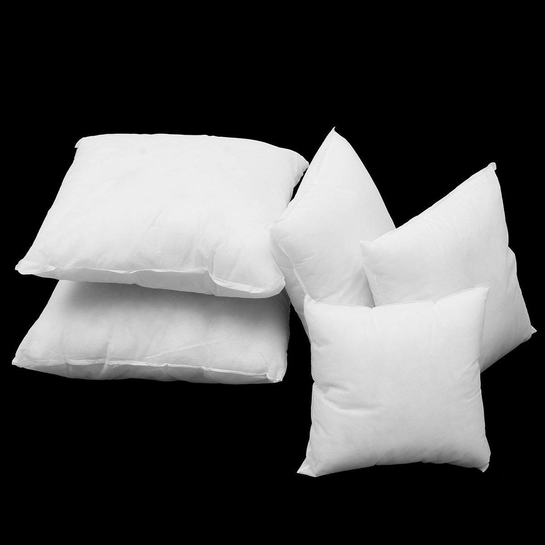 5 Size White Cushion Throw Pillow Sofa Waist Pillowcase Filler Inner PP Cotton