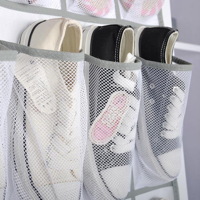 24 Pocket Shoe Space Door Hanging Organizer - Efficient Storage Solution for Your Shoes