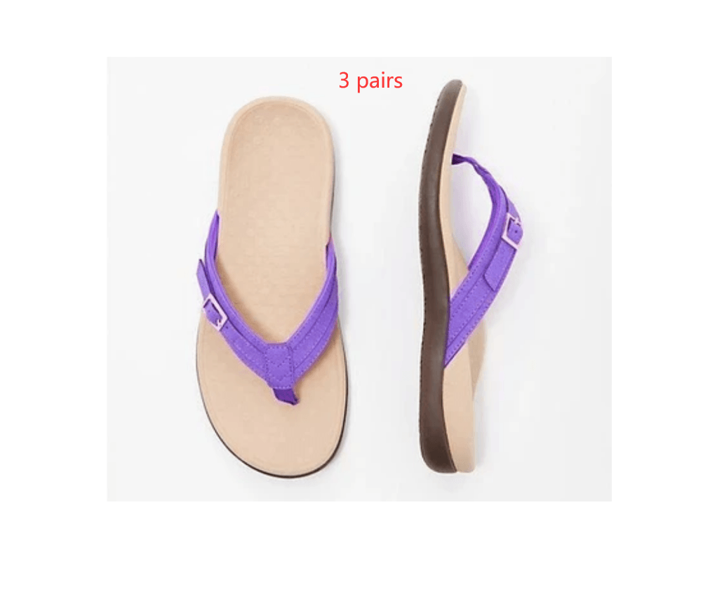 Flat casual flip-flop sandals women