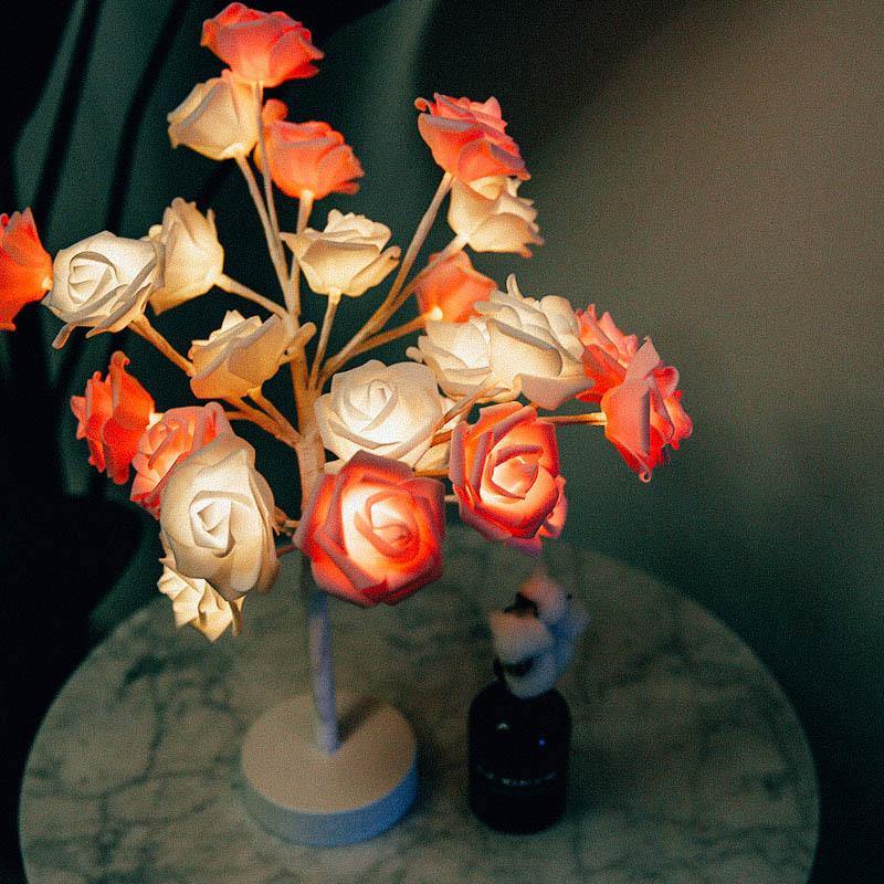 Rose Flower Tree LED Lamp