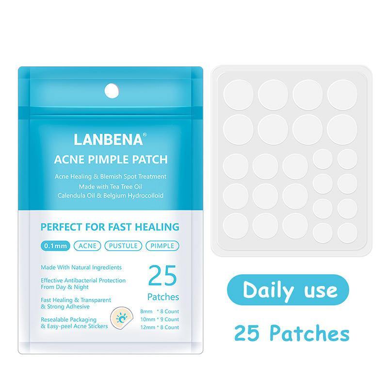 LANBENA Tea Tree Daily Acne Stickers + Night acne Stickers Fade Blackhead Acne Remover