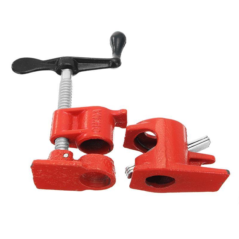 1/2inch Wood Gluing Pipe Clamp Set Heavy Duty Profesional Wood Working Cast Iron Carpenter's Clamp