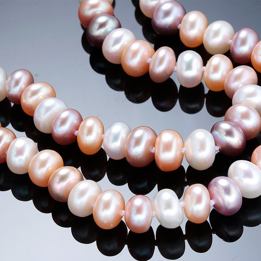 Women's Natural Freshwater Long Pearl Necklace