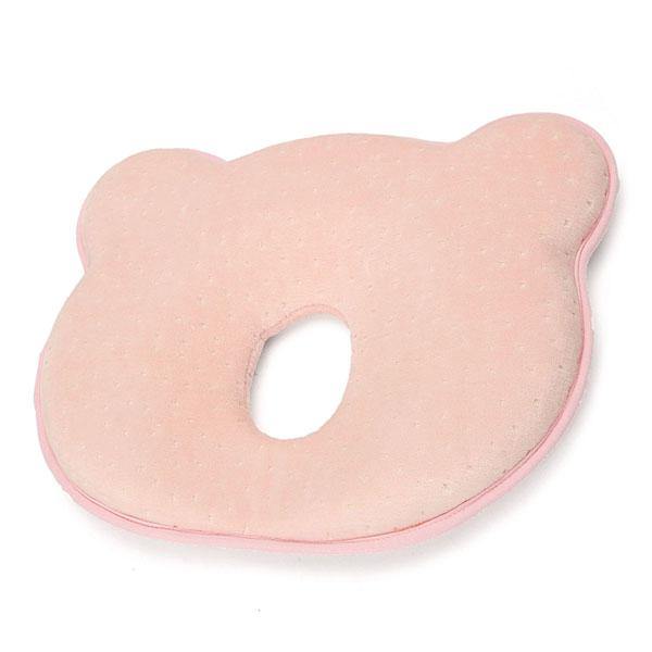 22x26x3.5cm Memory Cotton Newborn Baby Correcting Head Cervical Vertebra Pillow Blue Pink