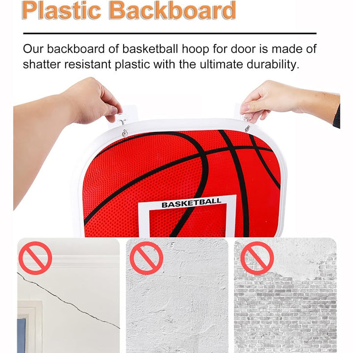 Adjustable Height Kids Basketball Hoop Set