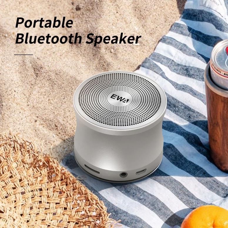 Compact Bluetooth Speaker with TWS Stereo, Metal Casing & Multi-Connectivity