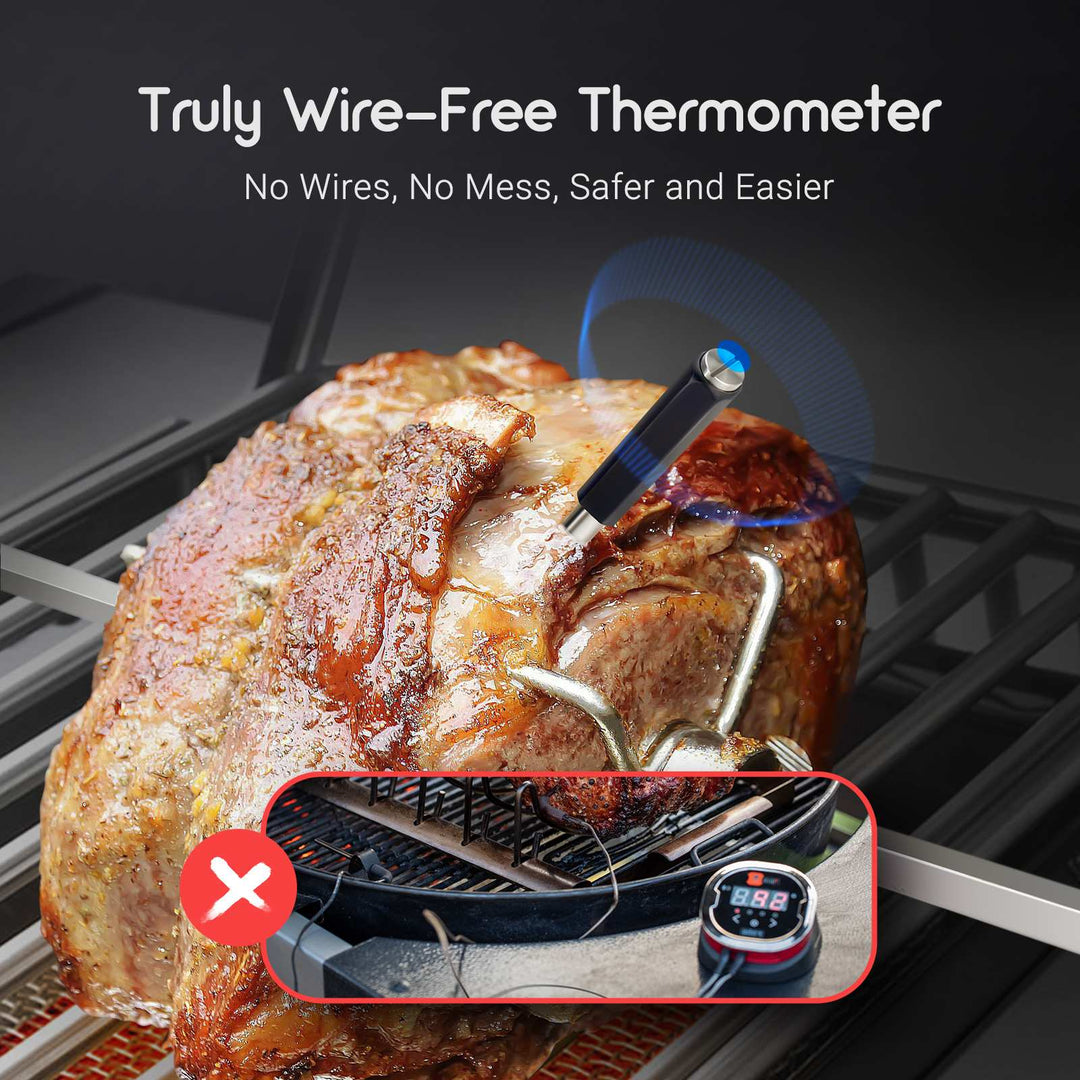 Smart Wireless Oven Thermometer with Bluetooth Control