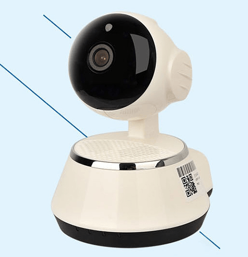 Wireless IP Camera WIFI 720P Home Security Cam Micro SD Slot Support Microphone & P2P Free APP ABS Plastic