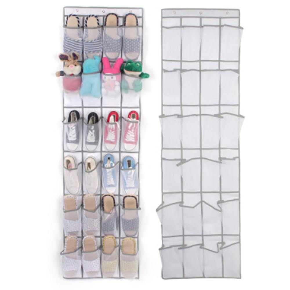 24 Pocket Shoe Space Door Hanging Organizer - Efficient Storage Solution for Your Shoes