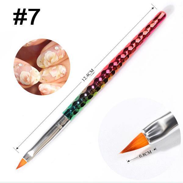 1pc Nail Art Pen Mermaid DIY Drawing Design And Line Painting Manicure Dotting Tools - MRSLM