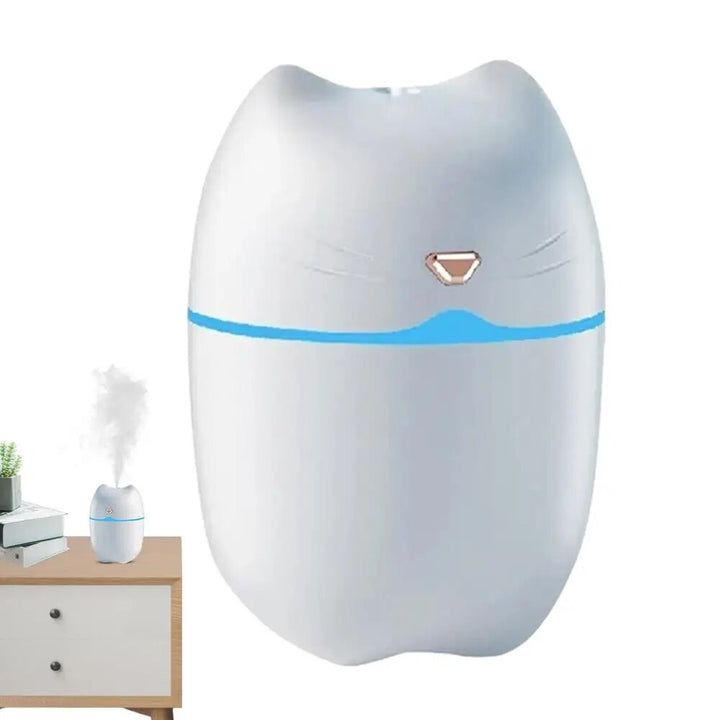 Compact Ultra-Quiet Car Humidifier with Large Capacity and Aromatherapy Function