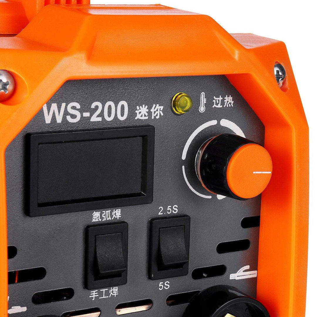 Gas Welder Mini WS-200 Welding Machine Gas Gasless Welder 220V Argon Welder Welding Machine 2 in 1