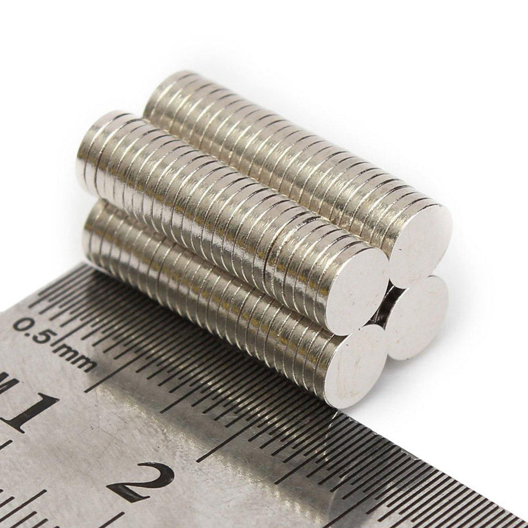 100pcs N52 6x1mm Disc Neodymium Magnet Strong Rare Earth Small Fridge Magnets - MRSLM