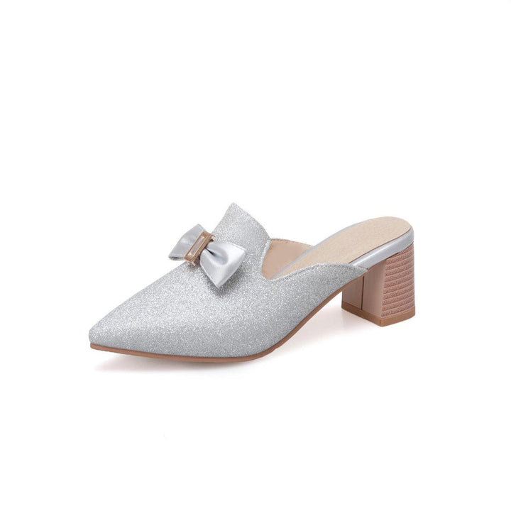 Women's New Bow Knot Pointed Toe Slippers