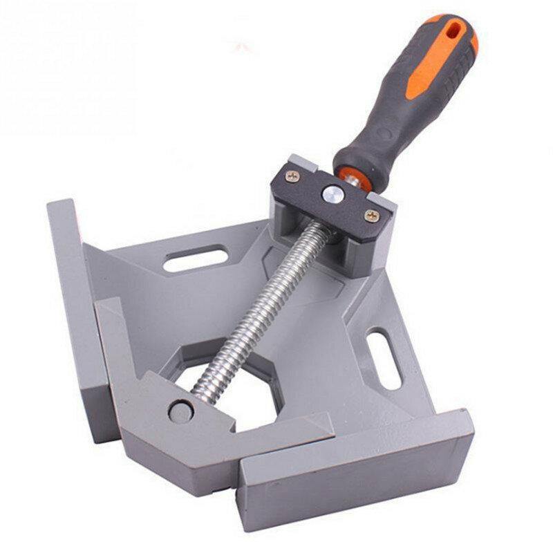 Aluminum Single Handle 90 Degree Right Angle Clamp Angle Clamp Woodworking Frame Clip Right Angle Folder Tool - MRSLM