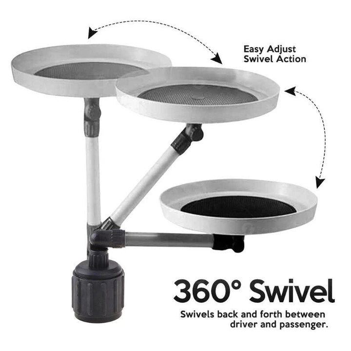 360¬∞ Rotating Car Tray Table for Convenient Dining