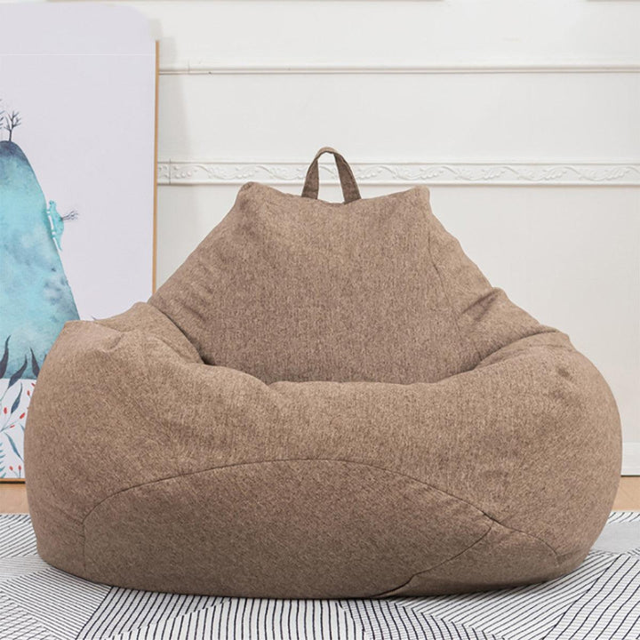 2 Sizes Large Bean Bag Chair Couch Sofa Covers Indoor Lazy Lounger For Adults Baby Seats Protector