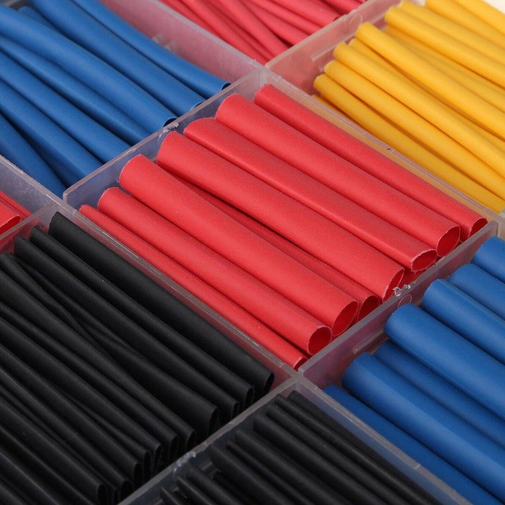 850Pcs Heat Shrink Tube Solder Seal Heat Shrink Butt Wire Connectors Terminals Waterproof