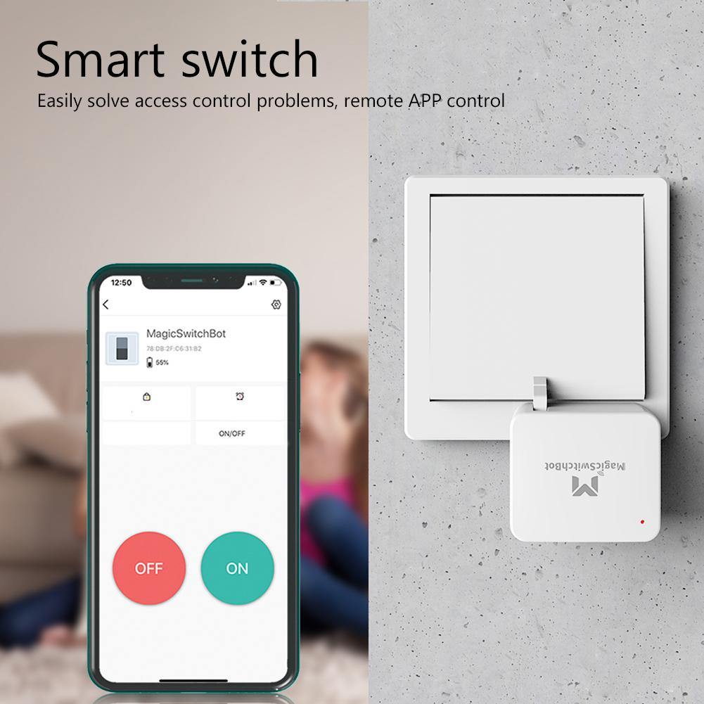 Wireless Bluetooth Smart Switch Button (White)