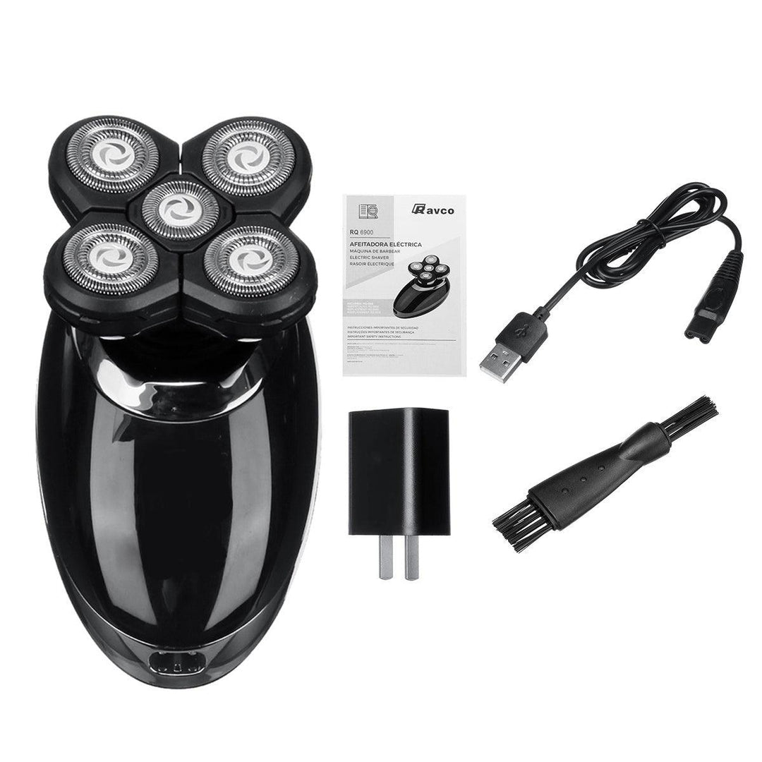 3 IN 1 Electric Cordless 5 Head Razor Shaver Nose Hair Trimmer Hair Clipper