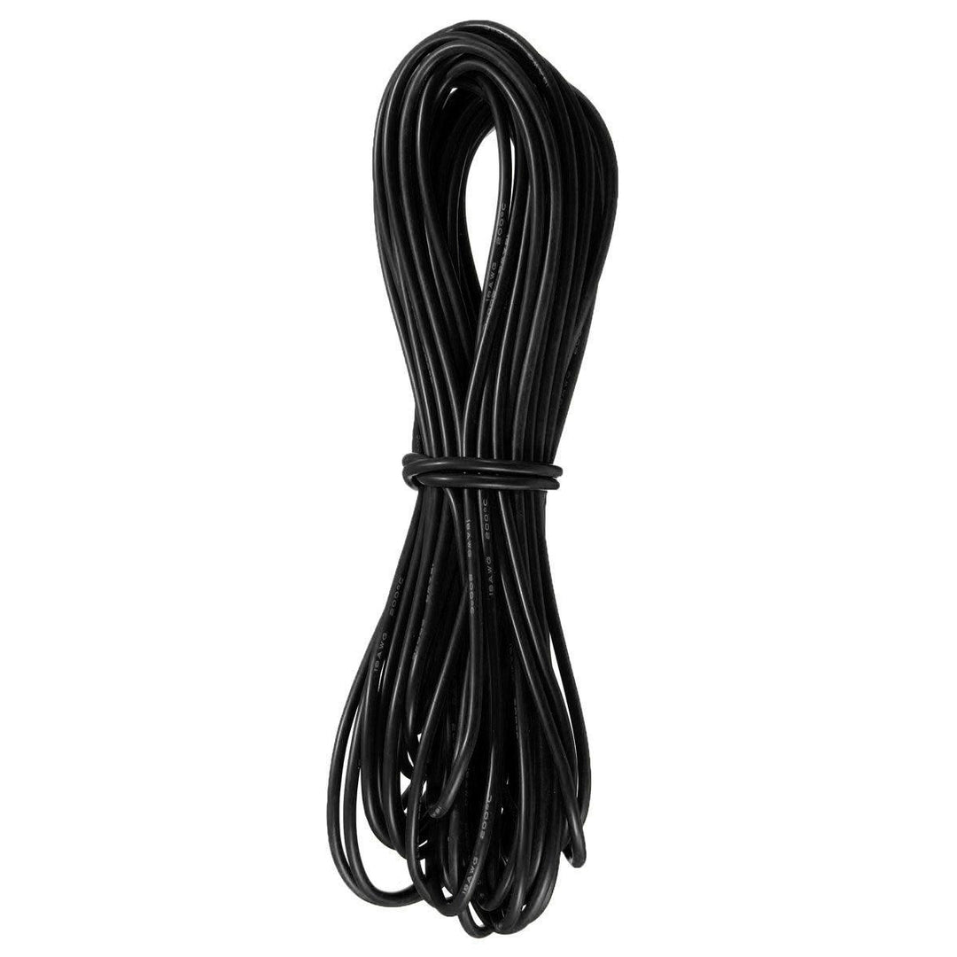 DANIU 10 Meter Black Silicone Wire Cable 10/12/14/16/18/20/22AWG Flexible Cable