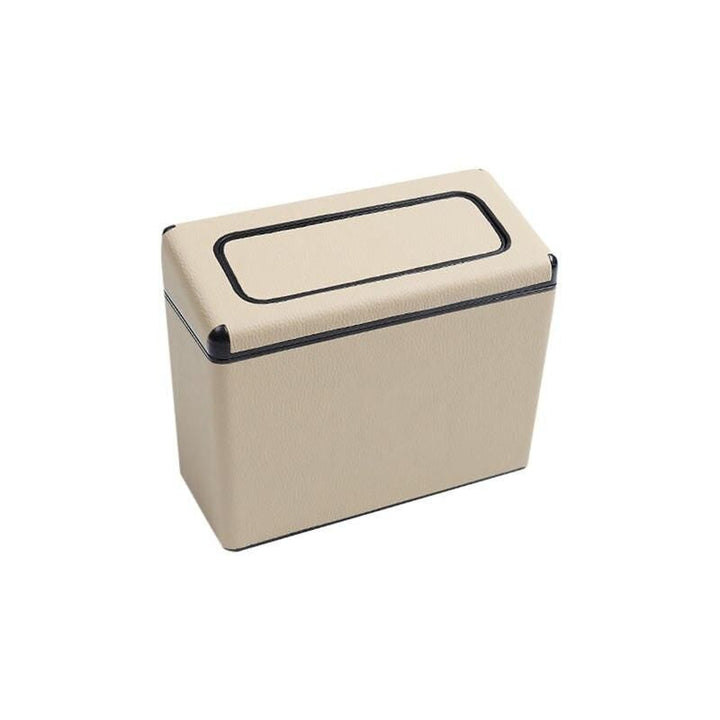 Waterproof Portable Car Trash Can with Rolling Lid