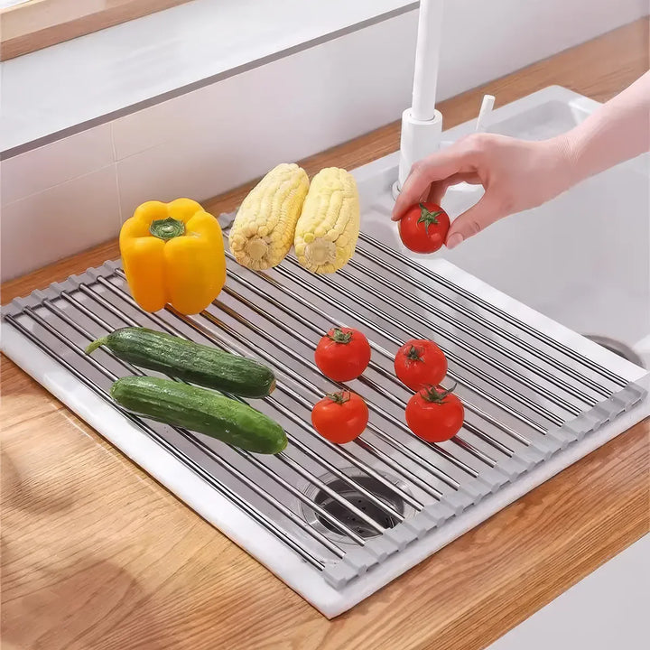 Stainless Steel Sink Draining Rack