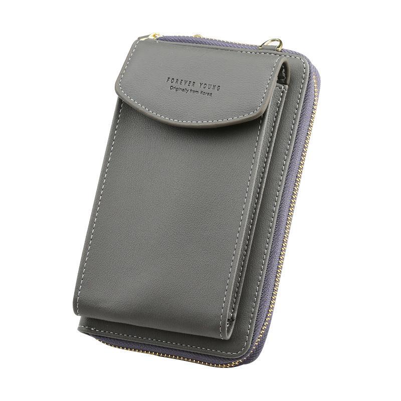 Mobile Phone Bag Zipper Women Diagonal Bag