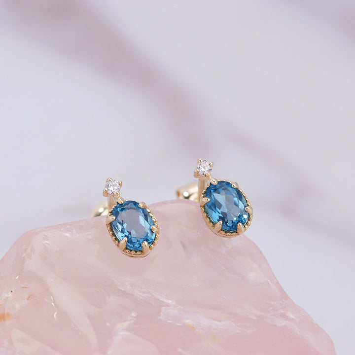 But London Blue Topaz Earrings