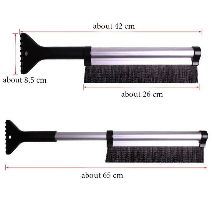 Extendable Car Ice Scraper with Snow Brush: Quick and Efficient Winter Cleaning