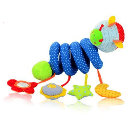 Infant Toddler Rattles Toys for Baby Stroller Crib Soft Rabbit Bear Style Pram Hanging Toys Plush Appease Doll Bed Accessories - MRSLM