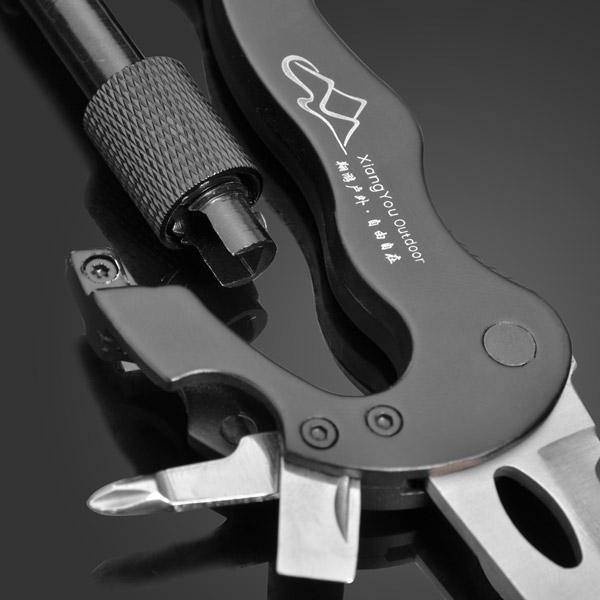 5-in-1 Multifunctional Camping Cutter Hanging Buckle - Quick Release Folding Cutter Tool