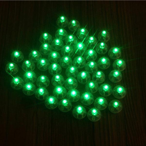 25pcs 1.7cm Round LED Balloon Light Lamp Glowing Balloon Lights Birthday Wedding Party Decoration